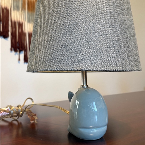 💎Rare💎🆕Gray-Blue Whale Table Lamp - Picture 3 of 12